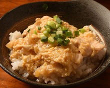 "Oyako" chicken and egg rice bowl