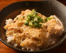 "Oyako" chicken and egg rice bowl
