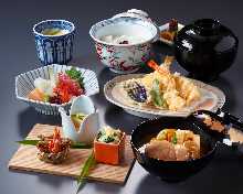 Tempura meal set "SAIGAWA"