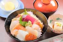 Chirashi sushi (Only on Monday, Tuesday and Wednesday)