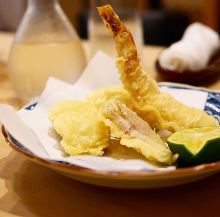 Pike conger tempura