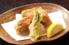 Fried Japanese pufferfish