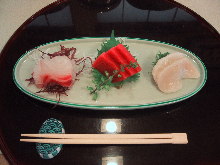 Assorted sashimi, 3 kinds