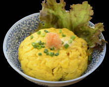 Omelet of spicy cod roe