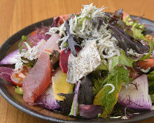 Whitebait salad