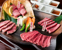 Assorted Wagyu beef