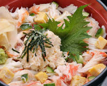 Chirashi sushi