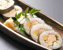 Crab sushi rolls