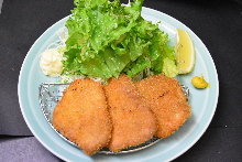 Pork cutlet with sauce