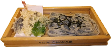 Tempura zaru buckwheat noodles