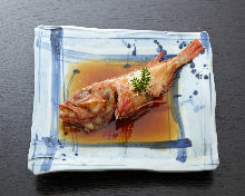 Stewed kichiji rockfish