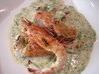 Shrimp in Seaweed Creamy Sauce