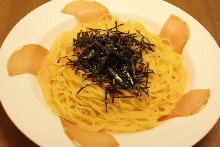 Spaghetti with mentaiko