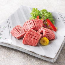 Grid-grilled Wagyu beef