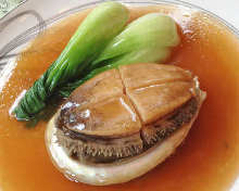 Simmered whole abalone