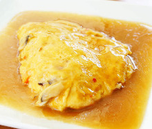 Crab omelette