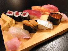 Assorted nigiri sushi