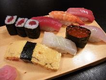 Assorted nigiri sushi