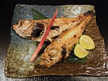 Lightly-dried rosy seabass