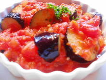 Simmered in tomato sauce