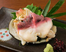 Sakhalin surf clam sashimi