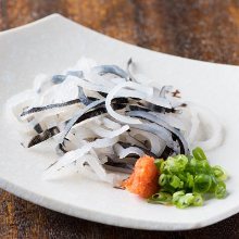 Pufferfish skin sashimi