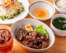 Beef sukiyaki set