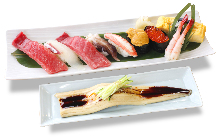Assorted nigiri sushi, 10 kinds
