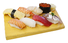Assorted nigiri sushi