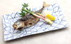 Whole Grilled Live Horse Mackerel