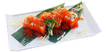 Salmon and roe