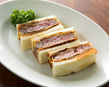 Beef cutlet sandwich