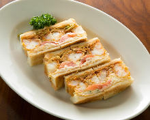Shrimp cutlet sandwich