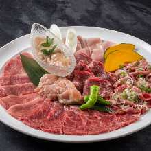 Assorted yakiniku, 6 kinds