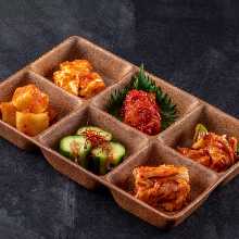 Assorted kimchi