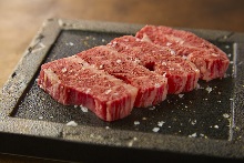 Thick cut of special wagyu harami