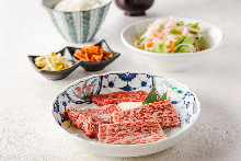 Assortment of 3 types deluxe wagyu beef  set