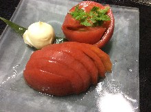 Sliced tomatoes