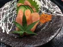 Marinated cod roe