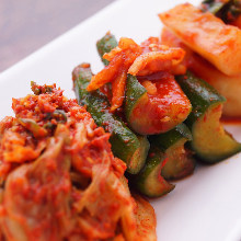 Assorted kimchi