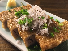 Fried fish paste