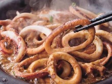 Grilled Whole Squid