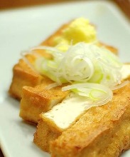 Deep-fried vegetables without breading or batter