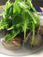 Manila clams steamed with sake