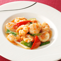 Stir-fried shrimp with XO sauce