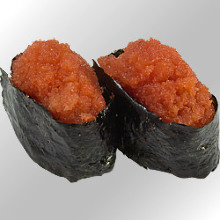 Marinated cod roe