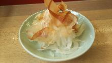 Sliced onions