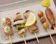 Assorted grilled skewers, 5 kinds