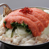 Cod Roe Tripe Hotpot - extravagantly made with the old shop Kanefuku's cod roe