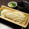 Goto udon noodles prepared with flying fish soup stock